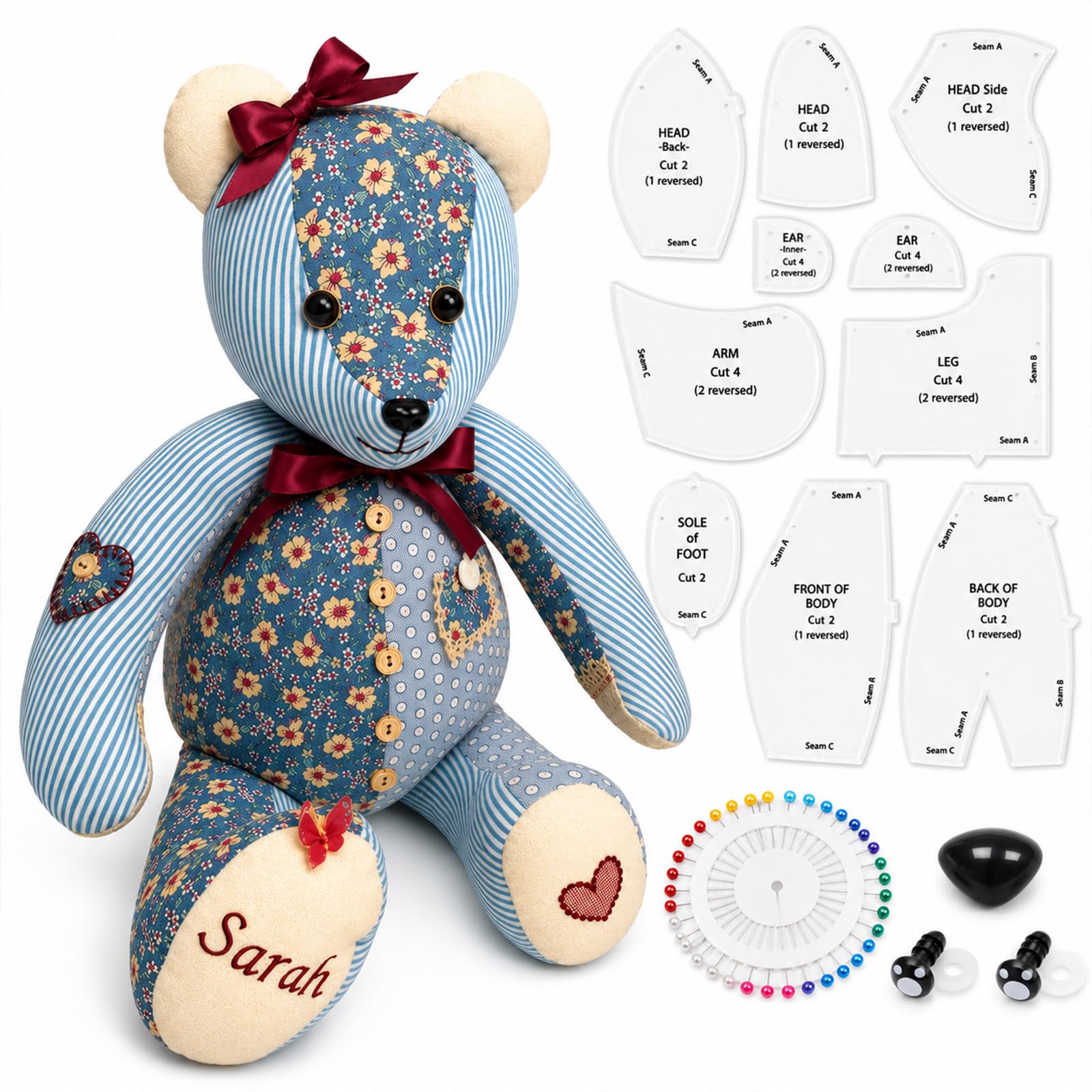 15Inch Memory Bear Sewing Kit for Beginners