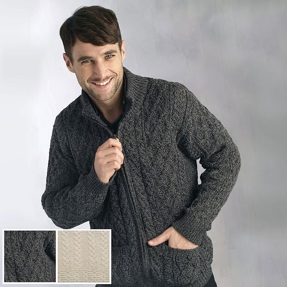 West End Knitwear Mens Merino Wool Full 