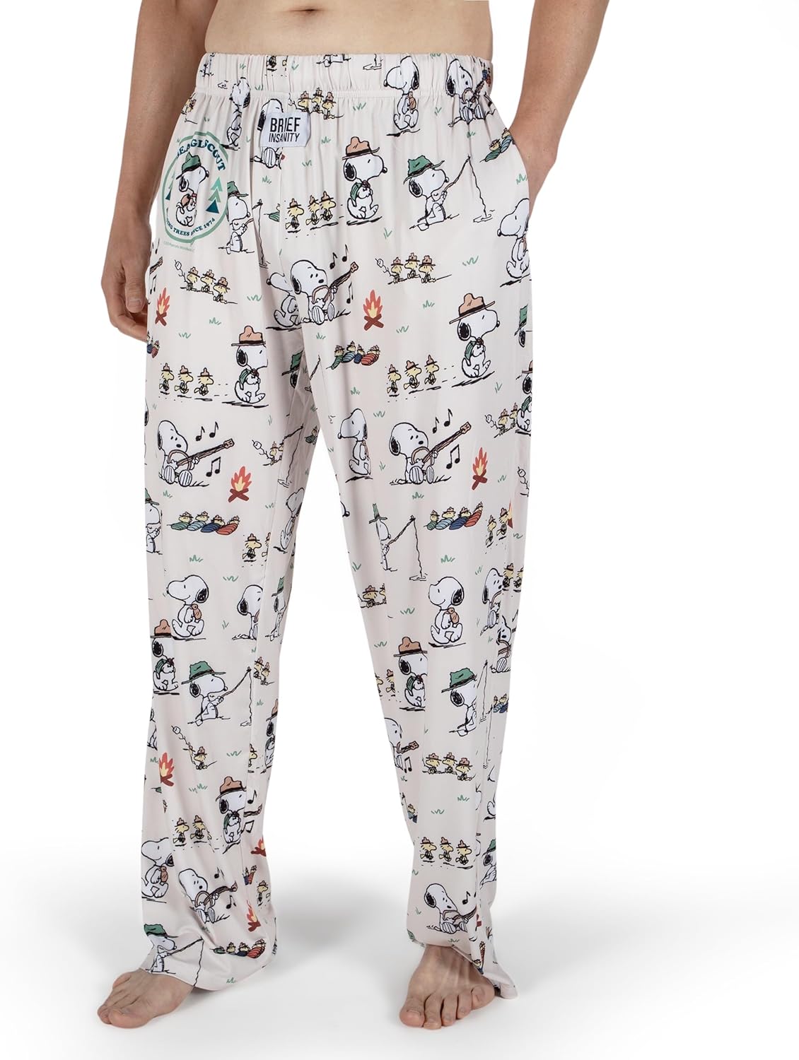 Collections Etc Unisex Snoopy Take Me to The Beach Lounge Pants Multi-Colored X-Large - Image 2