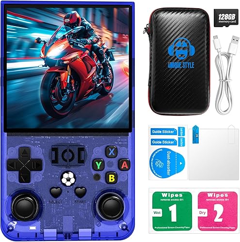 Miniatura 15 de R36MAX - Consola de juegos de mano retro, pantalla IPS de 4.0 pulgadas 720 x 720, 64 GB integrado más de 18,000 juegos clásicos, sistema Linux