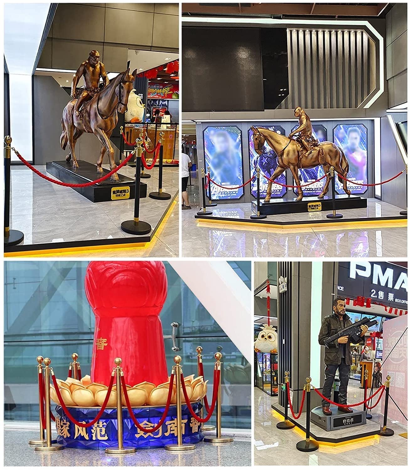 YXXSDP Velvet Queue Barrier Rope for VIP Entry, Twisted Hanging Crowd Control Stanchion Rope, with Gold Hooks, 2/3/4/5/7/9/10 Ft Long (Color : Green, Size : 1.5m/5ft/59inch)