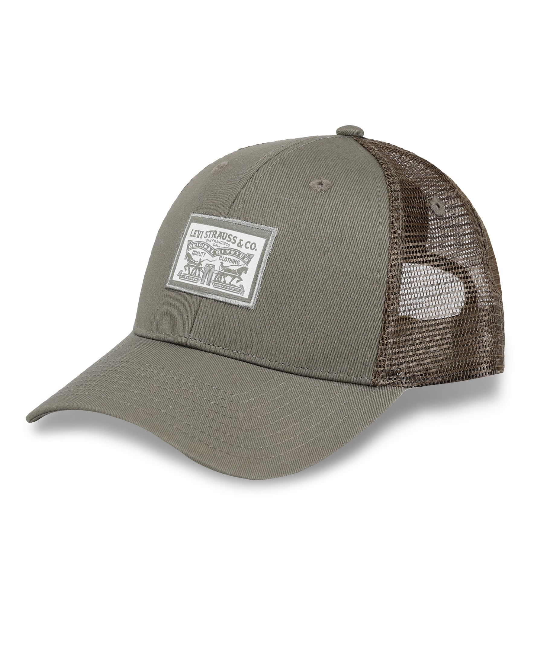 Levi's Men's Classic Style Logo Trucker Hat - Adjustable Lightweight
