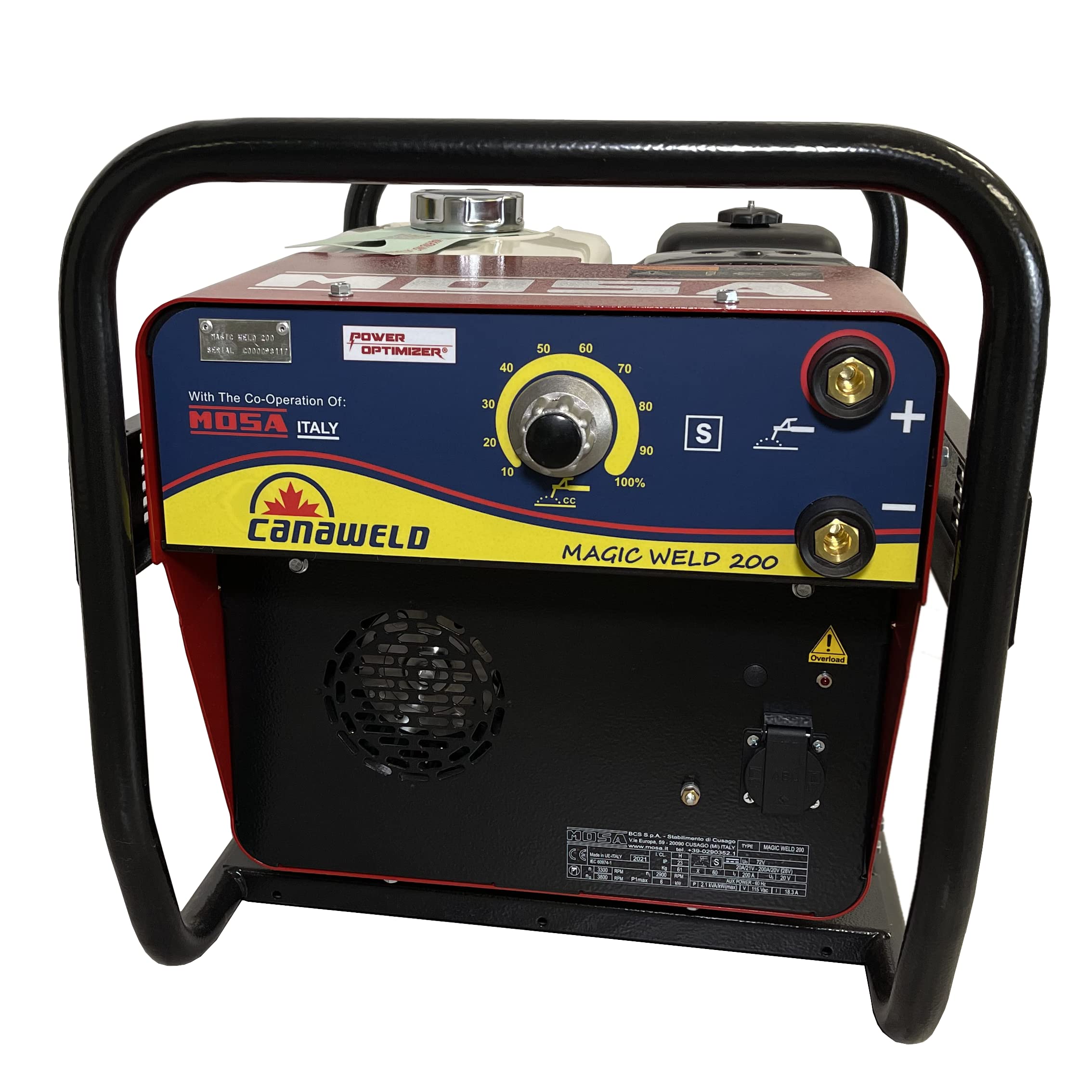 Buy CANAWELDMOSA Engine Driven Welder Generator 200 Amp 60 Duty Cycle