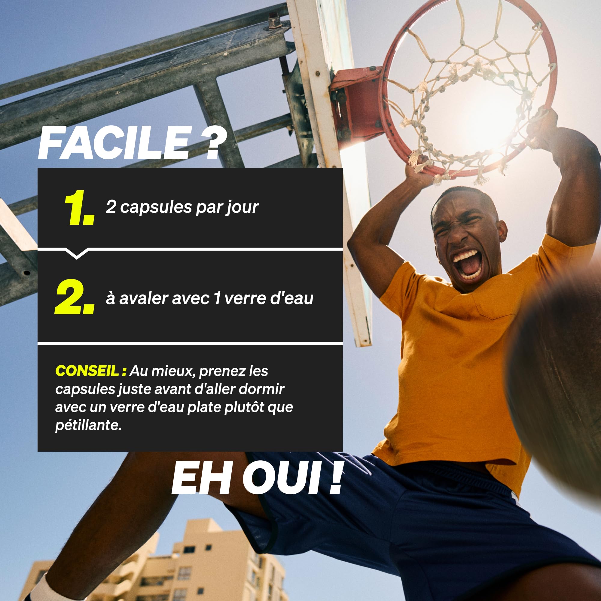 Omega 3 Huile de Poisson 2000mg – 365 Oméga 3 Gélules Hautement Dosées – Huile à Haute Concentration en EPA 360mg & DHA 240mg – Testé en Laboratoire et 100% Pur