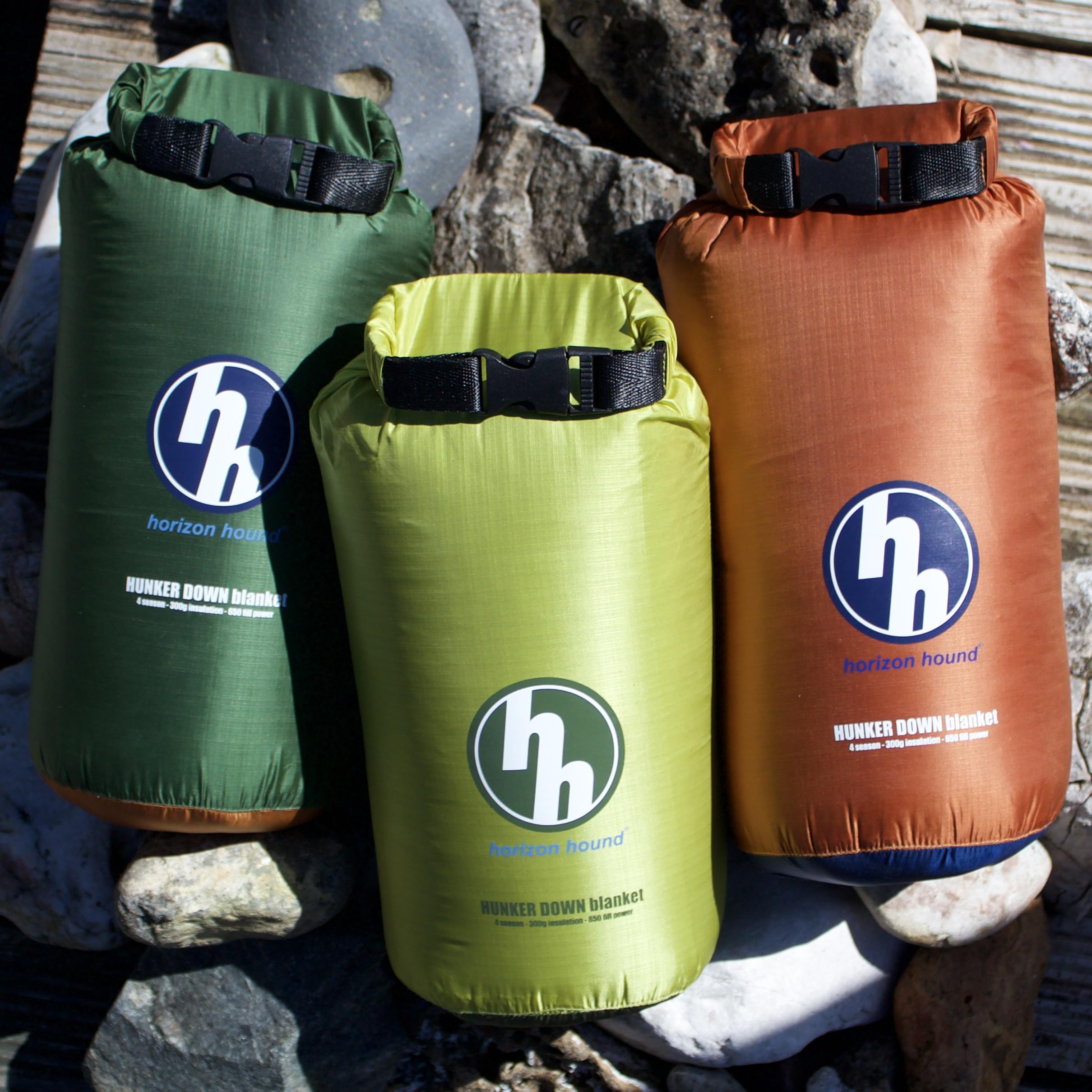 Horizon Hound GR-20 Down Camping Blanket - Outdoor Travel Quilt | Insulated, Lightweight & Warm Gear for Sleep, Camping, Stadium, Hiking & Festivals | Water Resistant, Packable & Compact