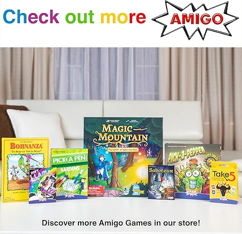 Vista 6 de AMIGO Games Clack! Categorías - Emocionante juego de apilamiento magnético para niños de 2 a 8 jugadores mayores de 7 años Juego familiar