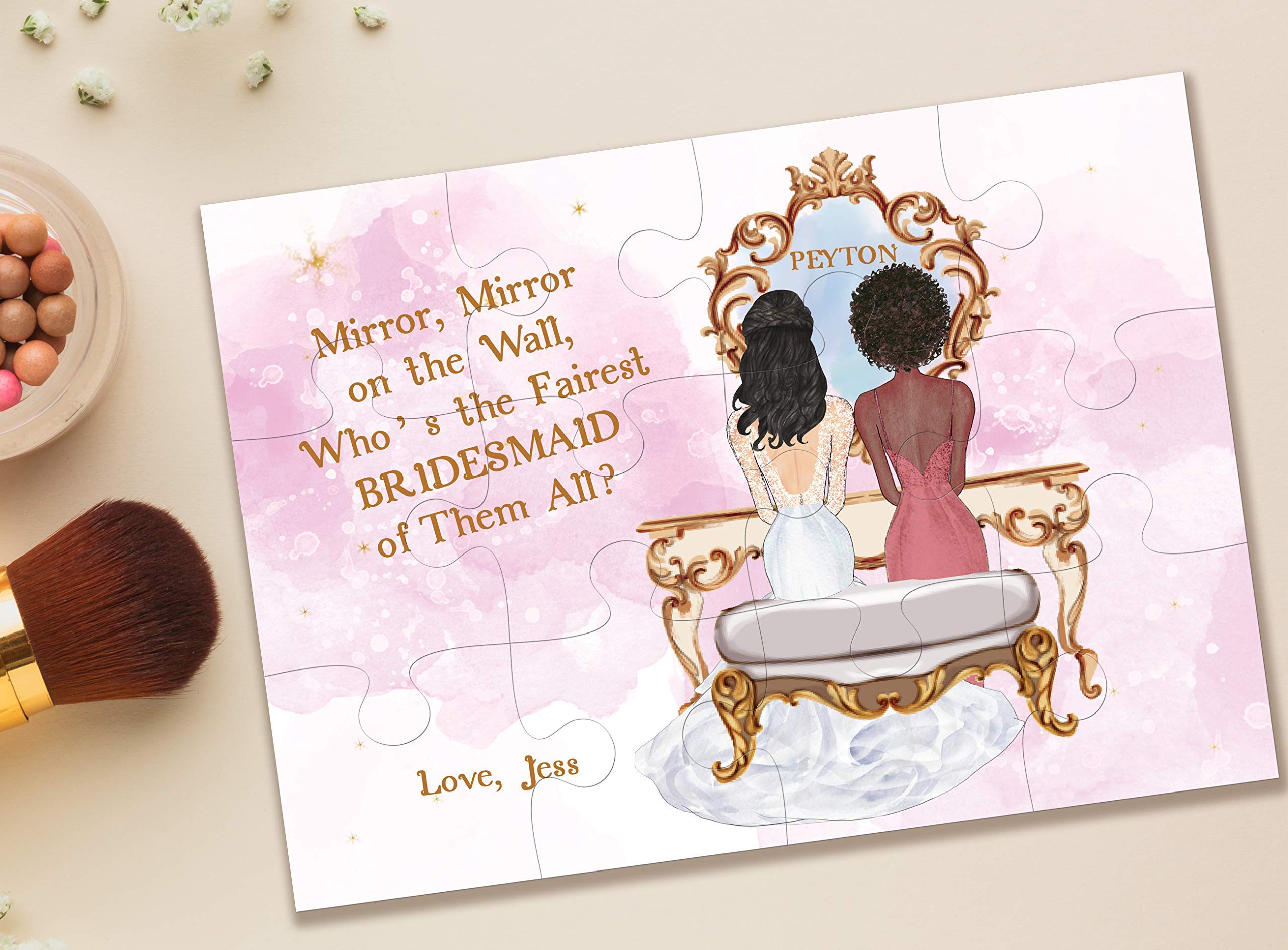 I can't say I DO without You- Will You Be My Bridesmaid Puzzle - Will You Be My Personal Attendant Puzzle- Bridesmaid Proposal Gift