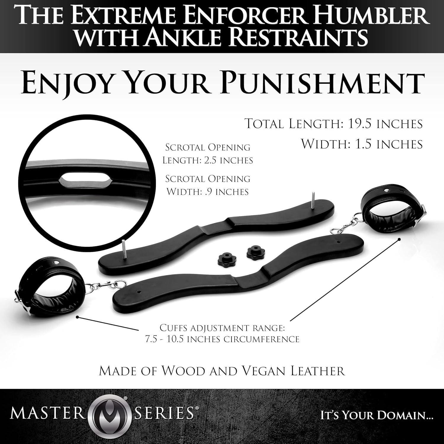 Buy Master Series The Extreme BDSM Enforcer Humbler with Ankle