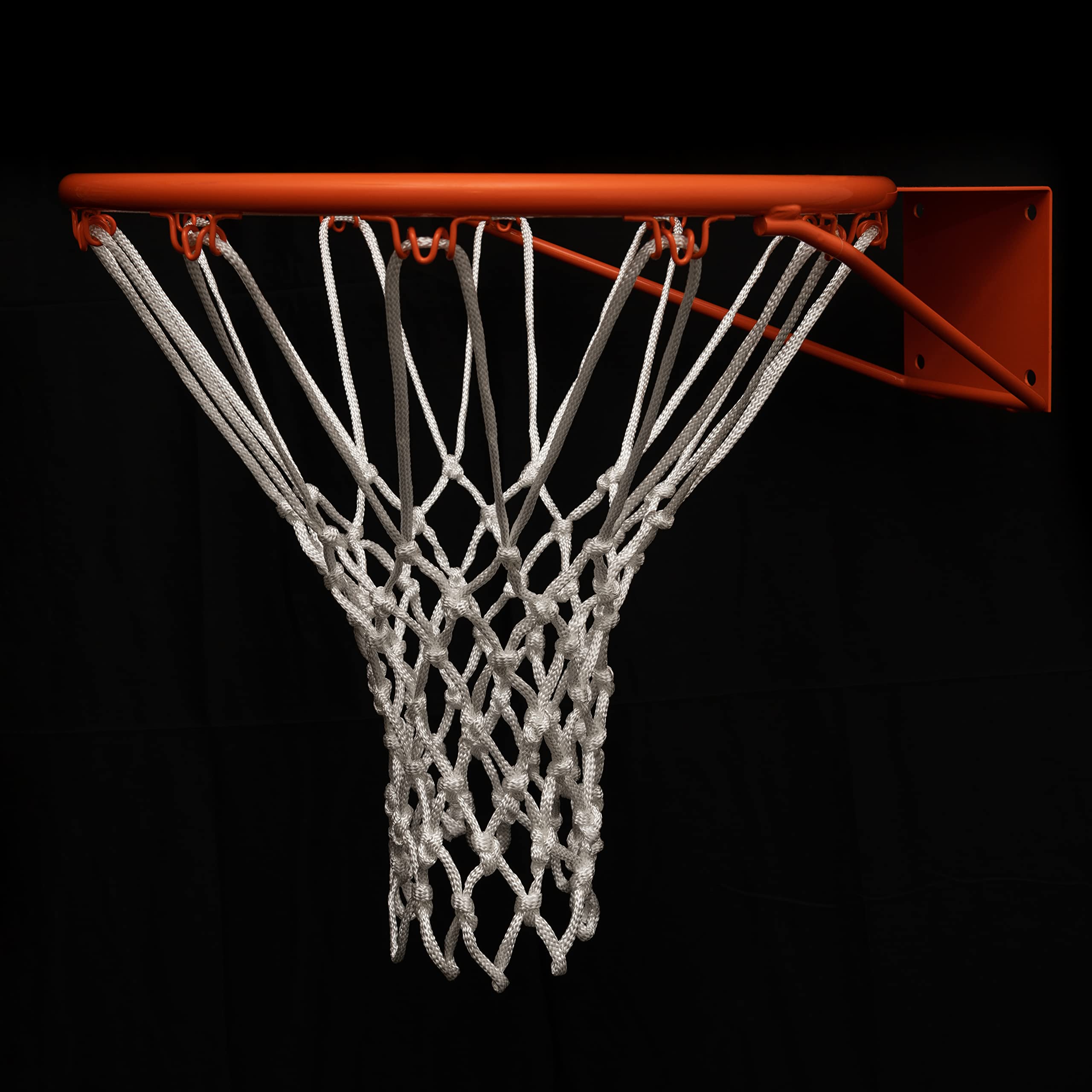 Retina da Basket Professionale, Rete Canestro Basket, Anti-Sfilacciamento, Grandezza Regolamentare, in Nylon HT, per Canestri Standard, Ultra Resistente, 300gr