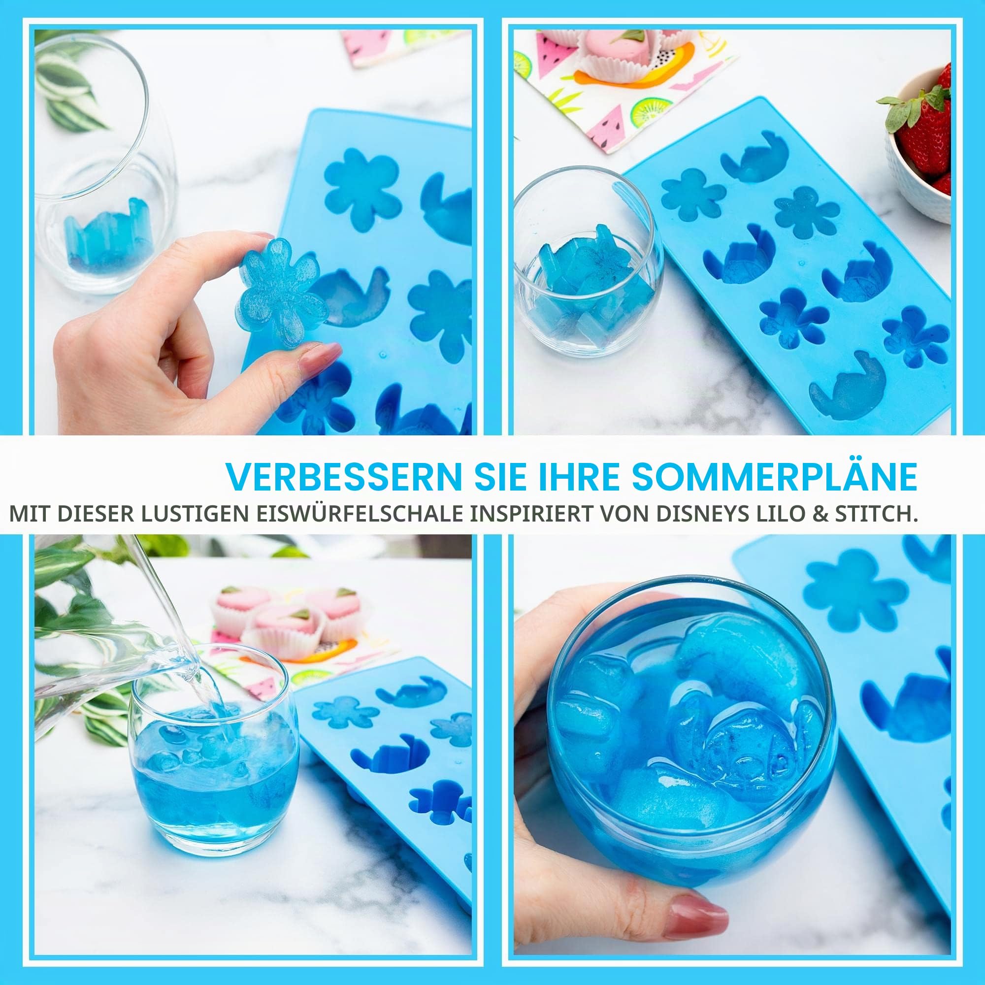 Disney Lilo & Stitch Shaped Ice Cube Tray