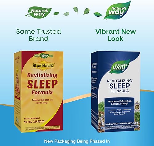 Miniatura 2 de Nature's Way ¡Fatigado a fantástico! Fórmula revitalizante para dormir, promueve un sueño reparador*, 90 cápsulas