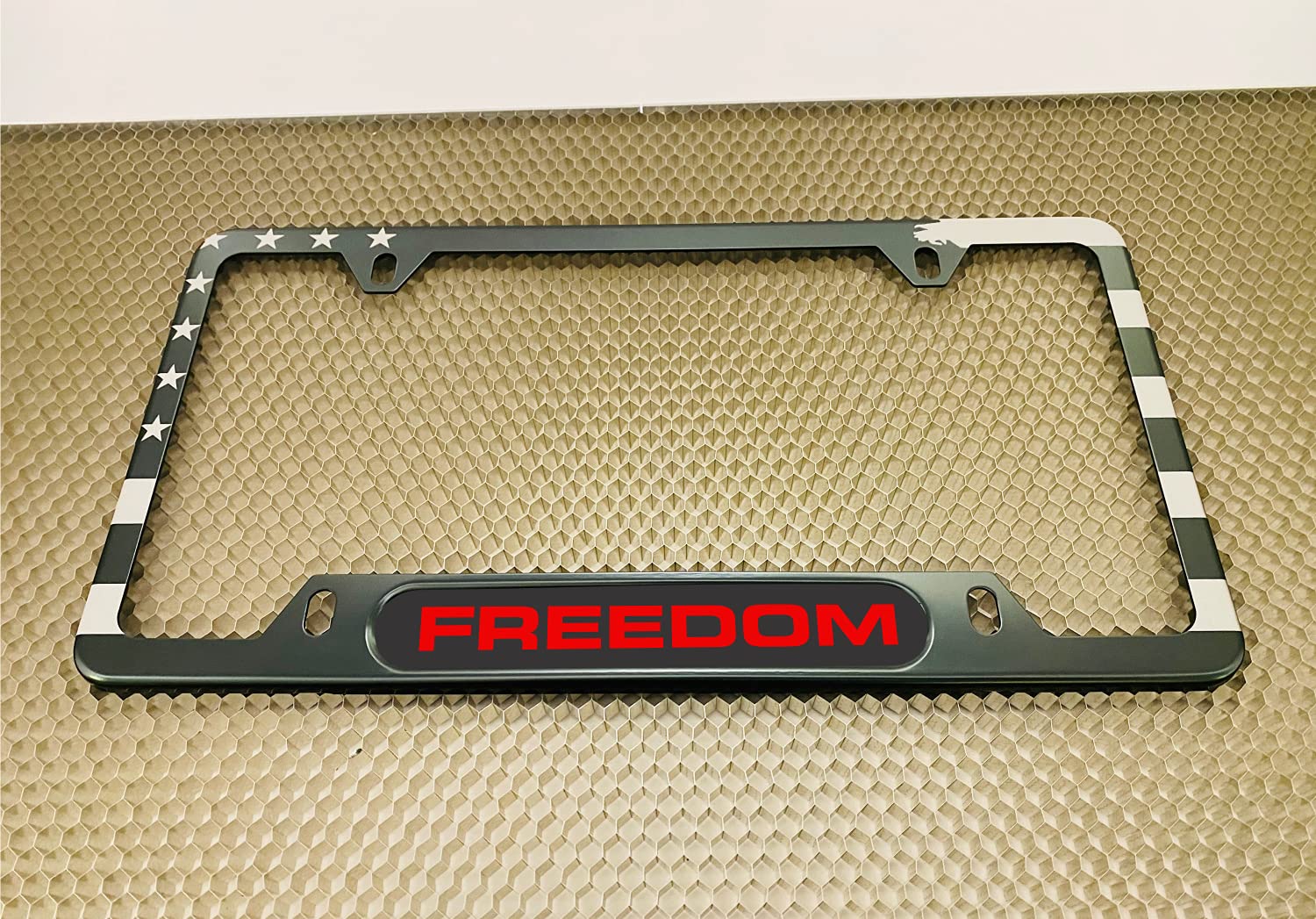 USA Patriotic | American Flag Custom Personalized Anodized Aluminum Thin Top | - Picture 97 of 133