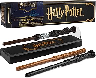 3 Levitating Wand Pens Set with Magnetic Stand, Collectible Wands, Cool Desk Decor for Office School Uni, Gifts for Kids and Adults (Multi 3 Pcs)