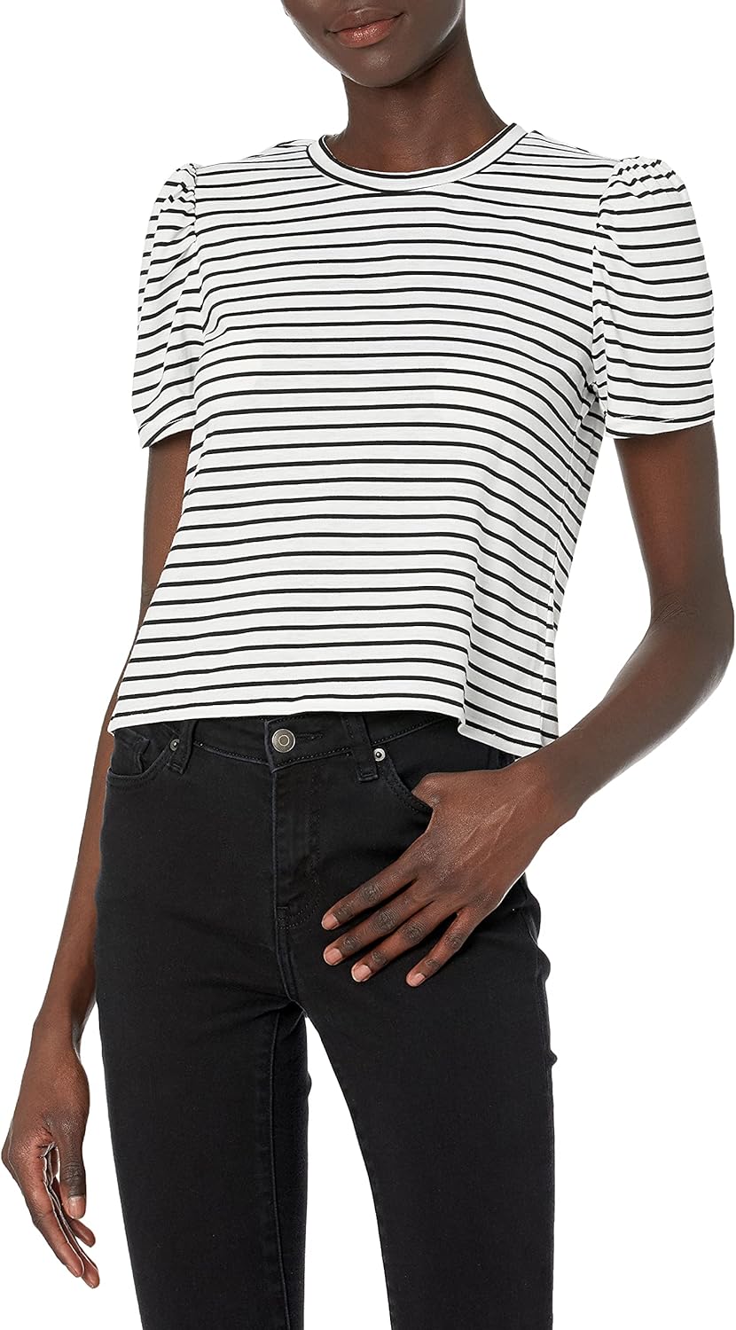 BCBGeneration Women's Puff Sleeve T-Shirt