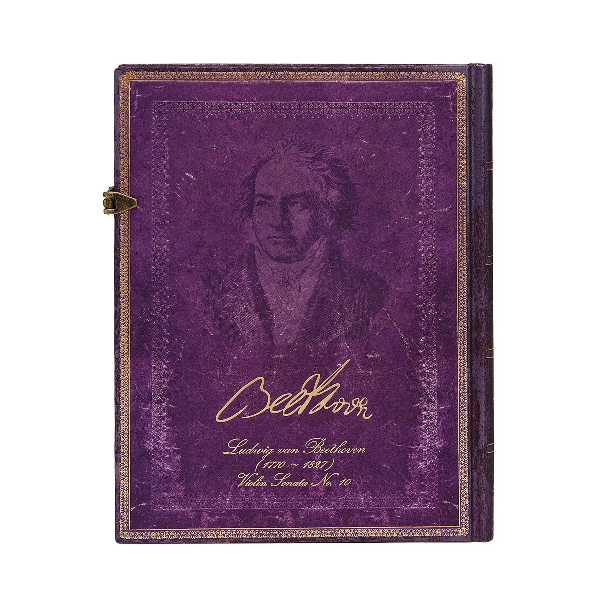 Beethoven’s 250th Birthday (Special Editions) Ultra Unlined Hardcover Journal (Clasp Closure)