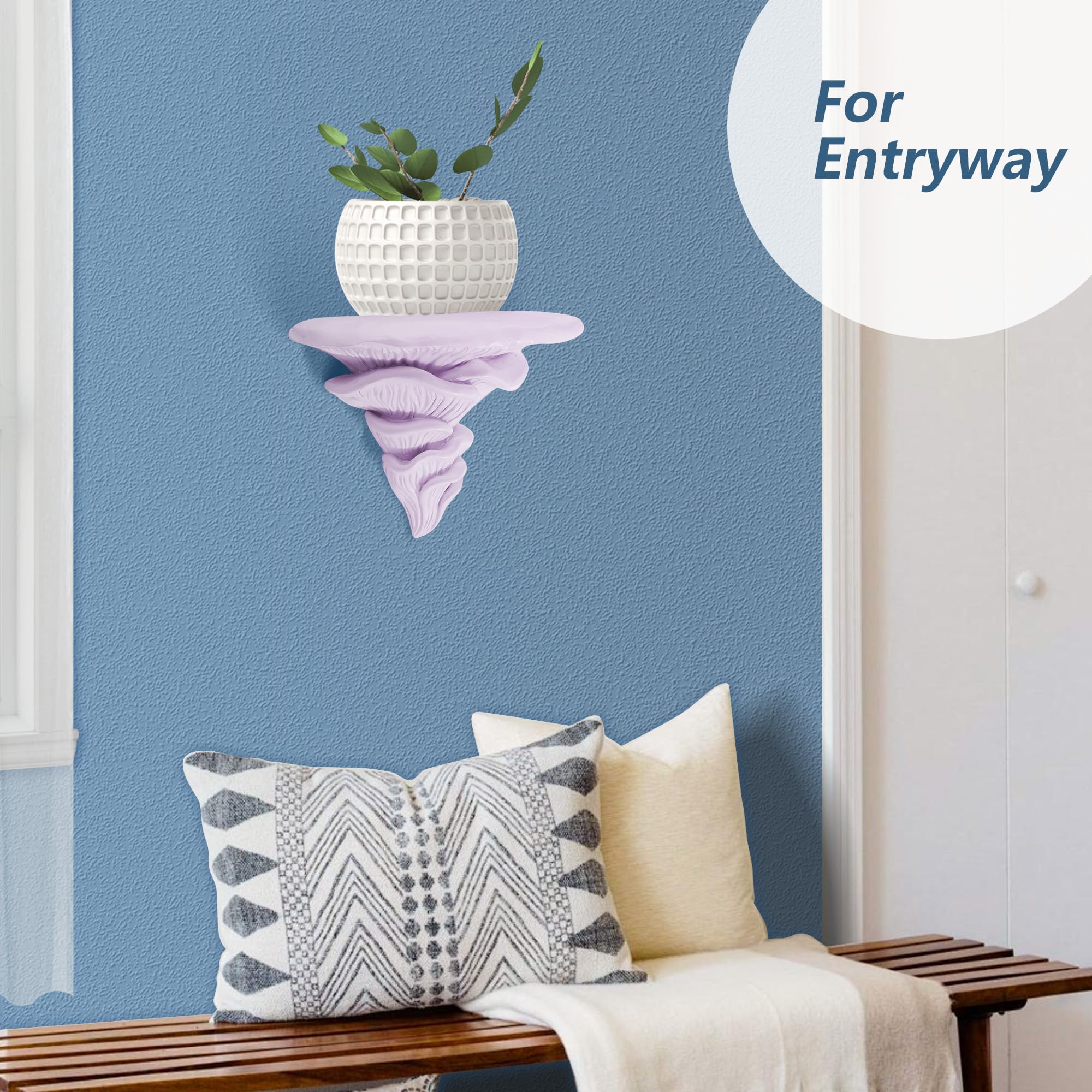 Cute Mushroom Shelves - Floating Wall Decor -4