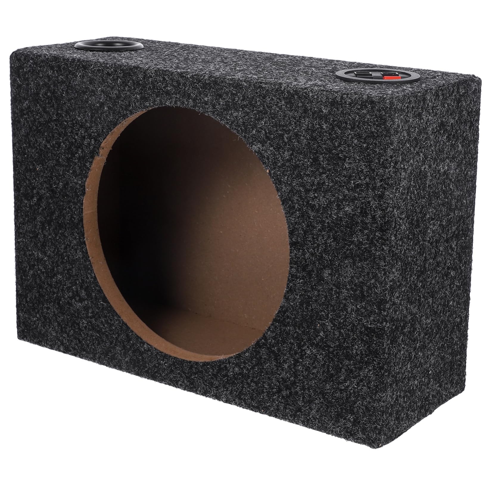 Box Per Subwoofer Sigillato Moquette Da 8 Pollici, Cassa Singola Subwoofer Auto, Sub Box Compatto Per Aggiornamento Impianti Audio Fai-da-te