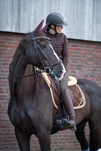 Foto 4 de 6 de HKM Golden Gate bit Mantilla Gris Oscuro Pony Uso General