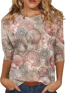 for Girls' Tops Button-End One Piece Classic Long Sleeved Father's Day Hemd Cotton Round Club Scoop Neck