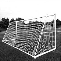 Aoneky Soccer Goal Net 24x8 Ft Full Size Replacement Netting - Durable Polyethylene Football Goal for Practice & Training, No Posts