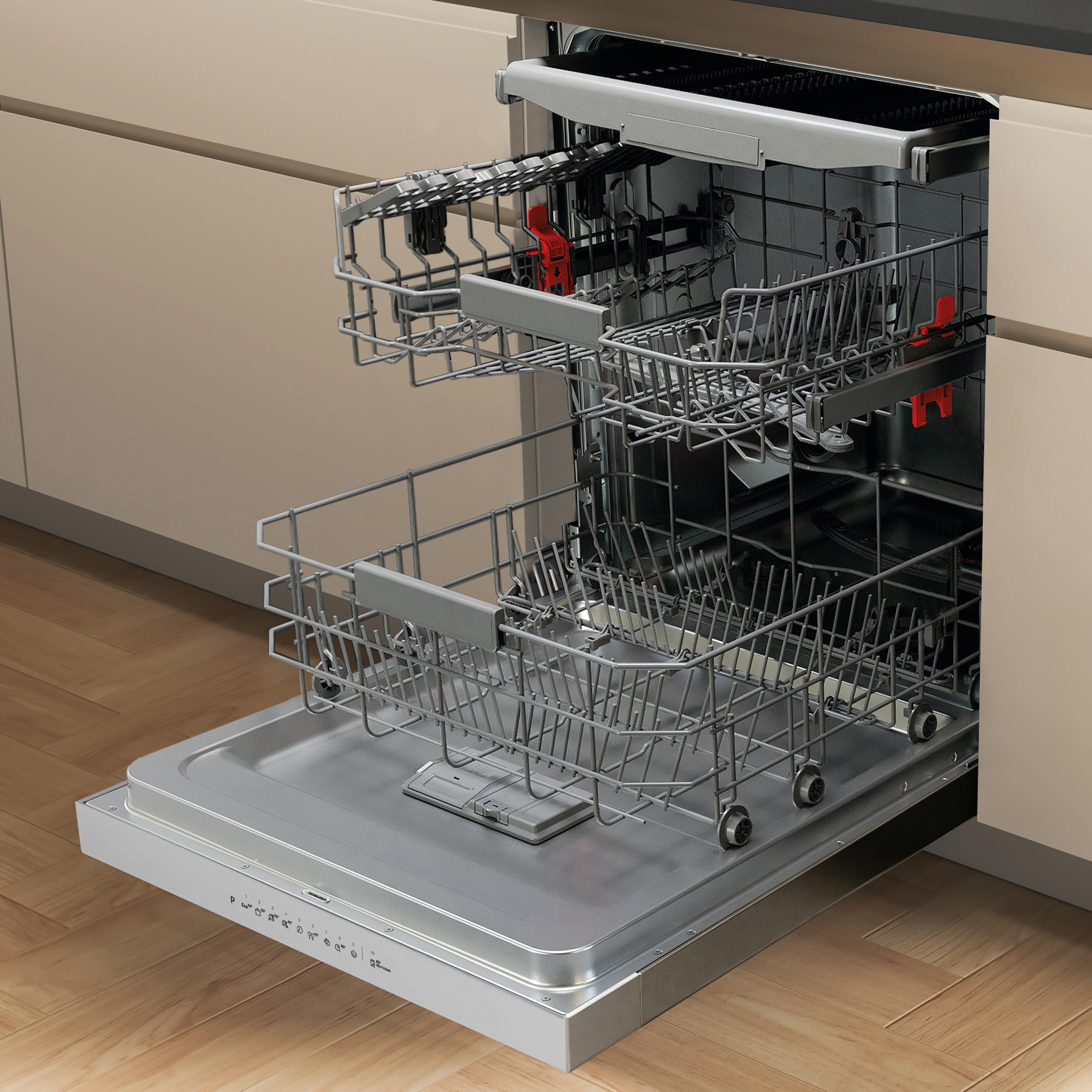 Bauknecht BK4UB14BN7A0X Unterbau-Geschirrspüler 60 cm ActiveDry Startzeitvorwahl MultiZone Besteckschublade