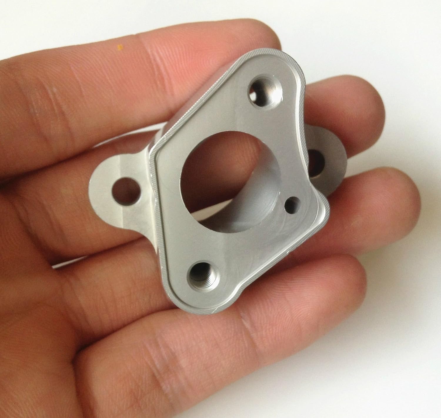 CNC Isolator Carb Block with Gasket 26CC RCMK Zenoah Gas Engine RC Boat RC#329