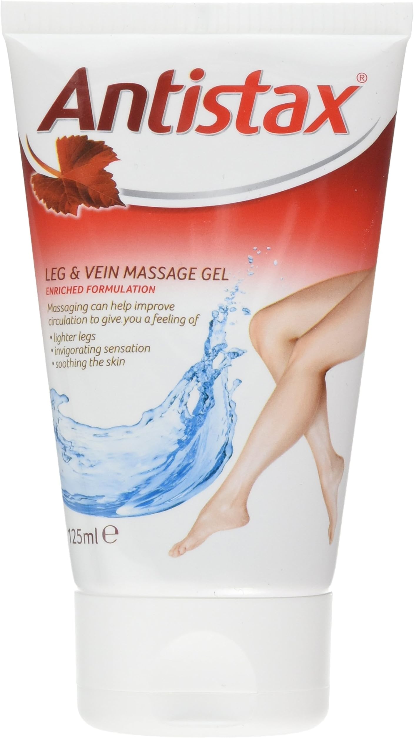 Antistax Leg & Vein Massage Gel, 125mls