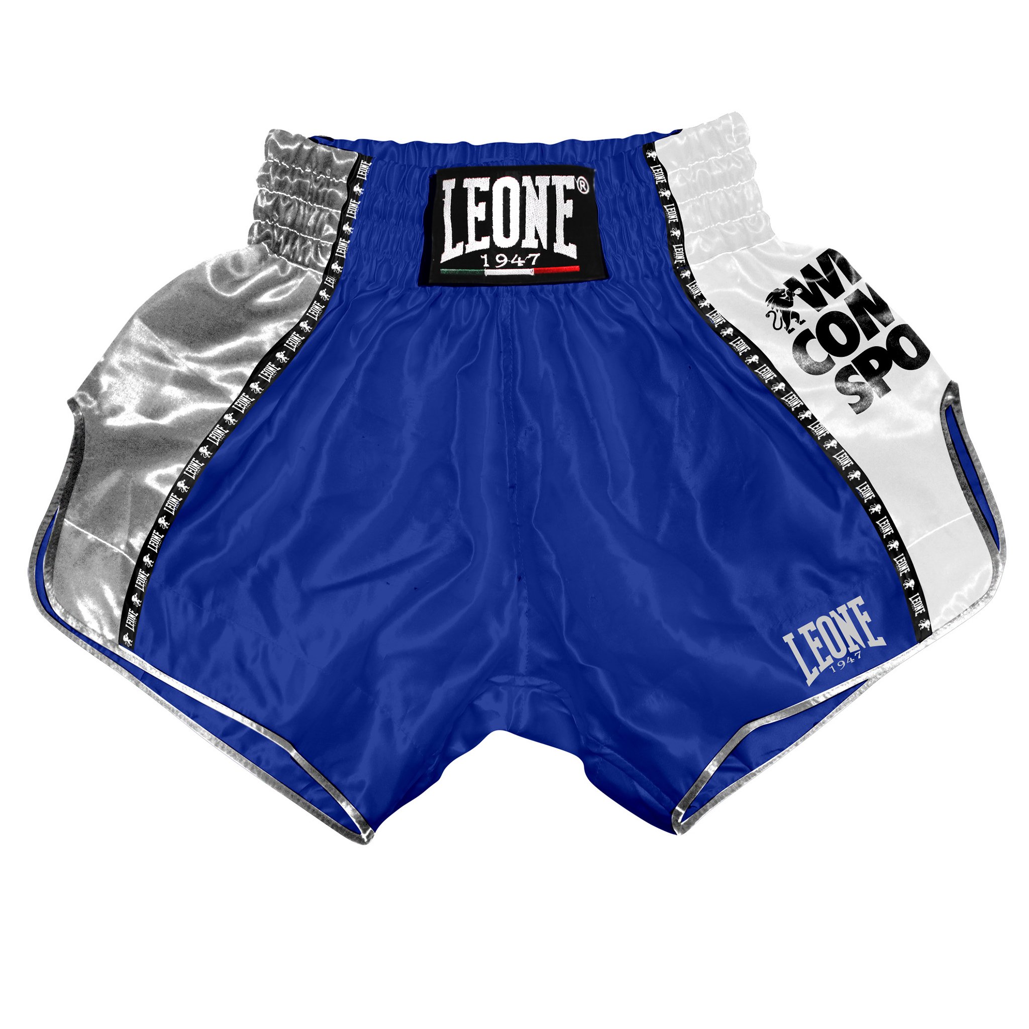 Leone 1947, Training Shorts Kick-Thai, Unisex Adult, Blue, XS, AB760