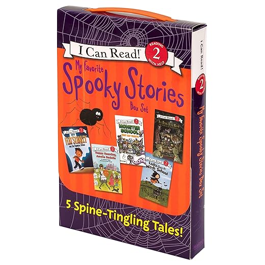 My Favorite Spooky Stories Box Set: 5 Silly, Not-Too-Scary Tales! A Halloween Book for Kids (I Can Read Level 2)