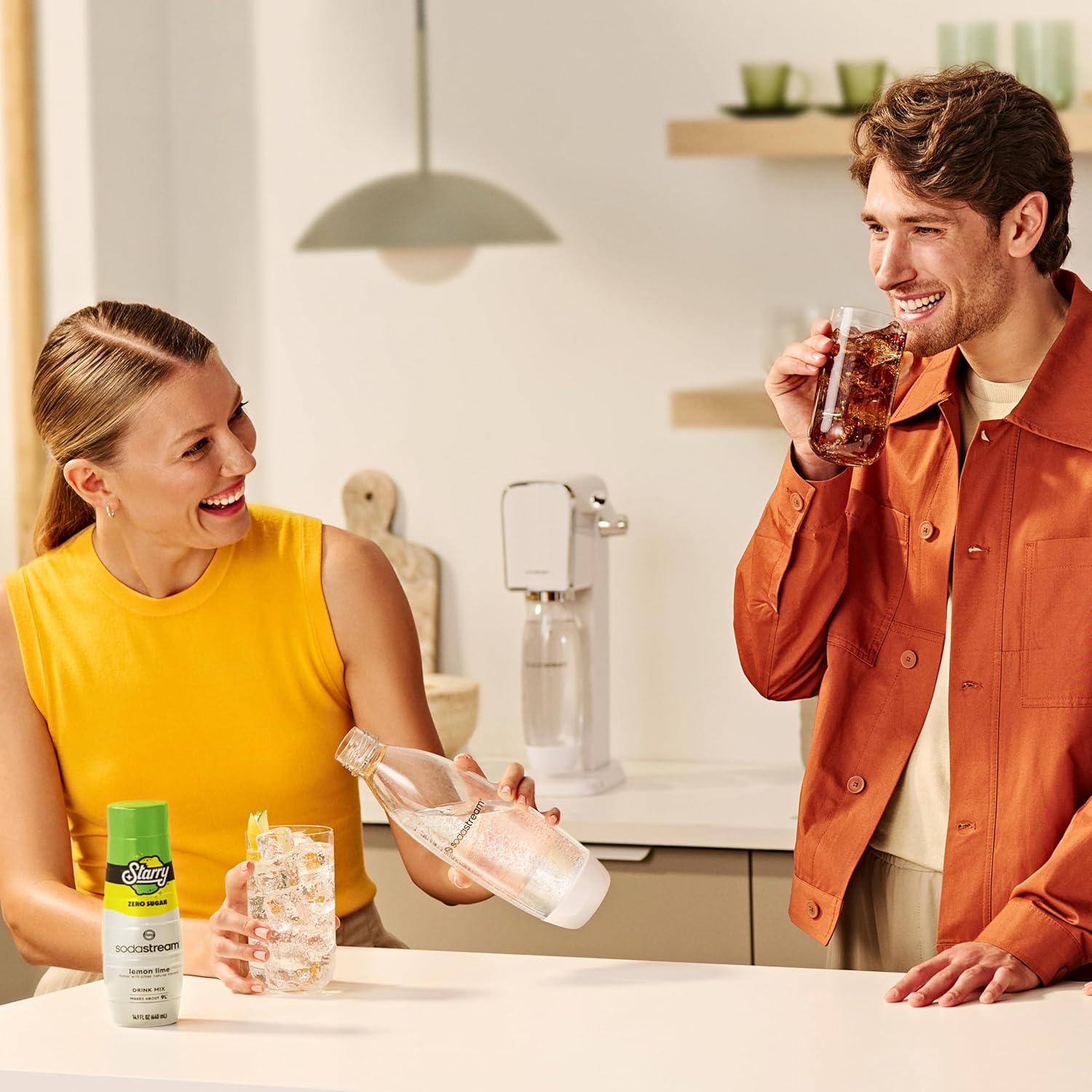 SodaStream Enso Sparkling Water Maker Value Bundle - includes CO2, Carbonating Bottles and Bubly Drop Flavors