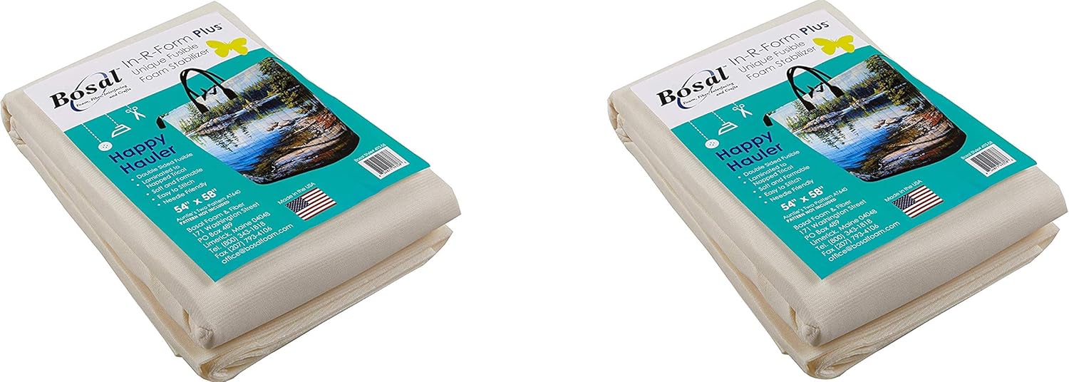 Bosal in-R-Form Plus Unique Fusible Foam Stabilizer, White Each (Pack of 2)