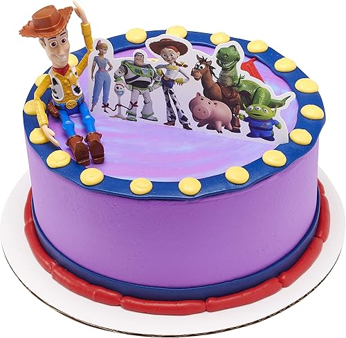 Miniatura 4 de DecoSet Disney y Pixar Toy Story 4 Team Toy Story, juego de decoración de 2 piezas para crear pasteles juguetones