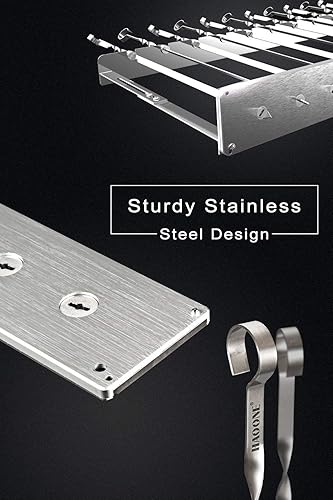 Miniatura 5 de Asador de barbacoa automático con pilas portátil con 11 pinchos