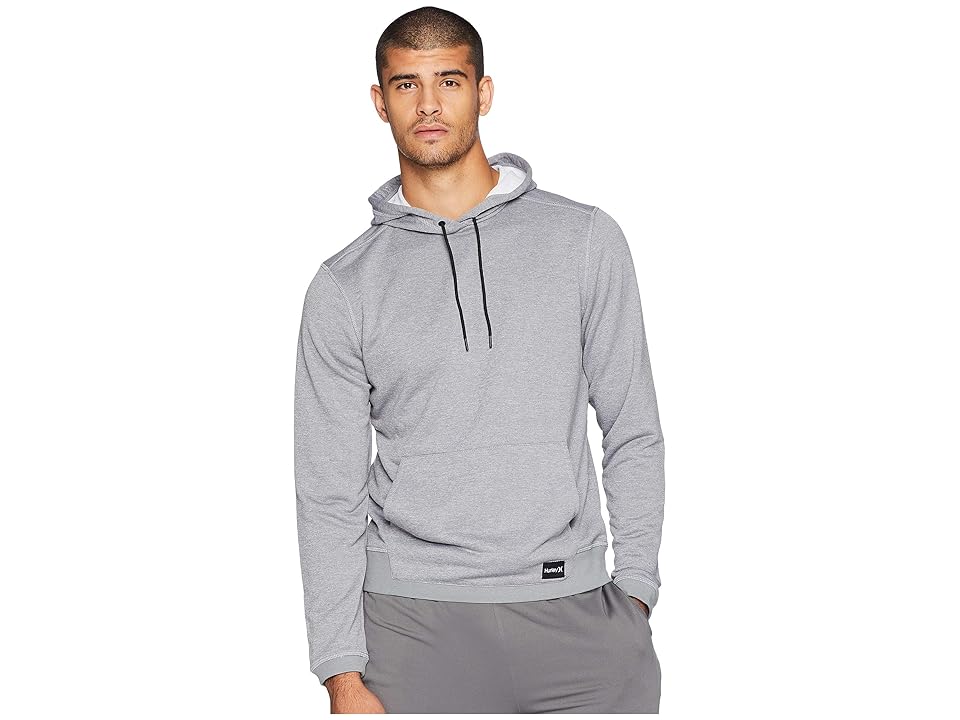 

Hurley Dri-Fit Disperse Pullover (Cool Grey/White) Men's Long Sleeve Pullover