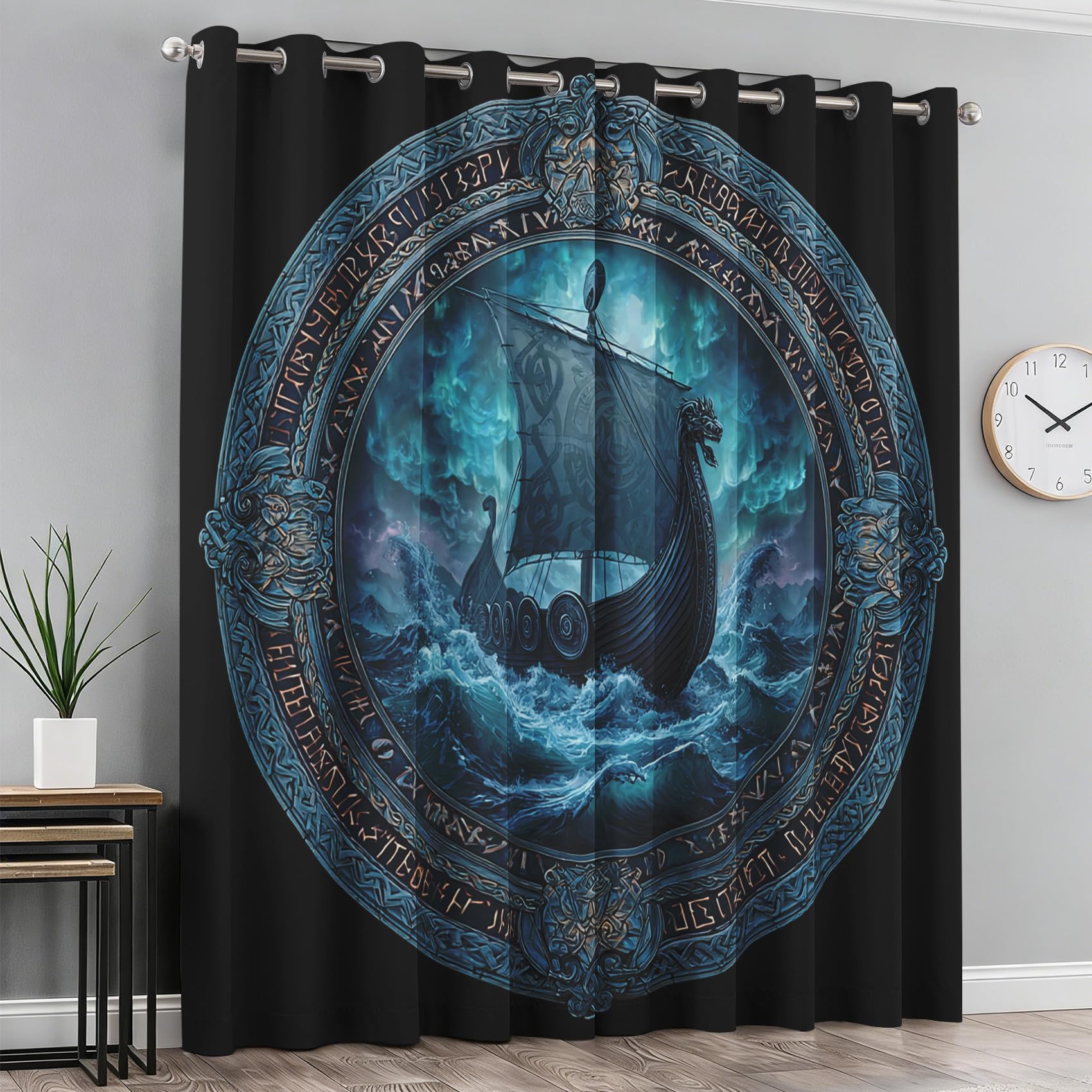Rideau occultant viking pour stopper le froid et la lumière de la cuisine
