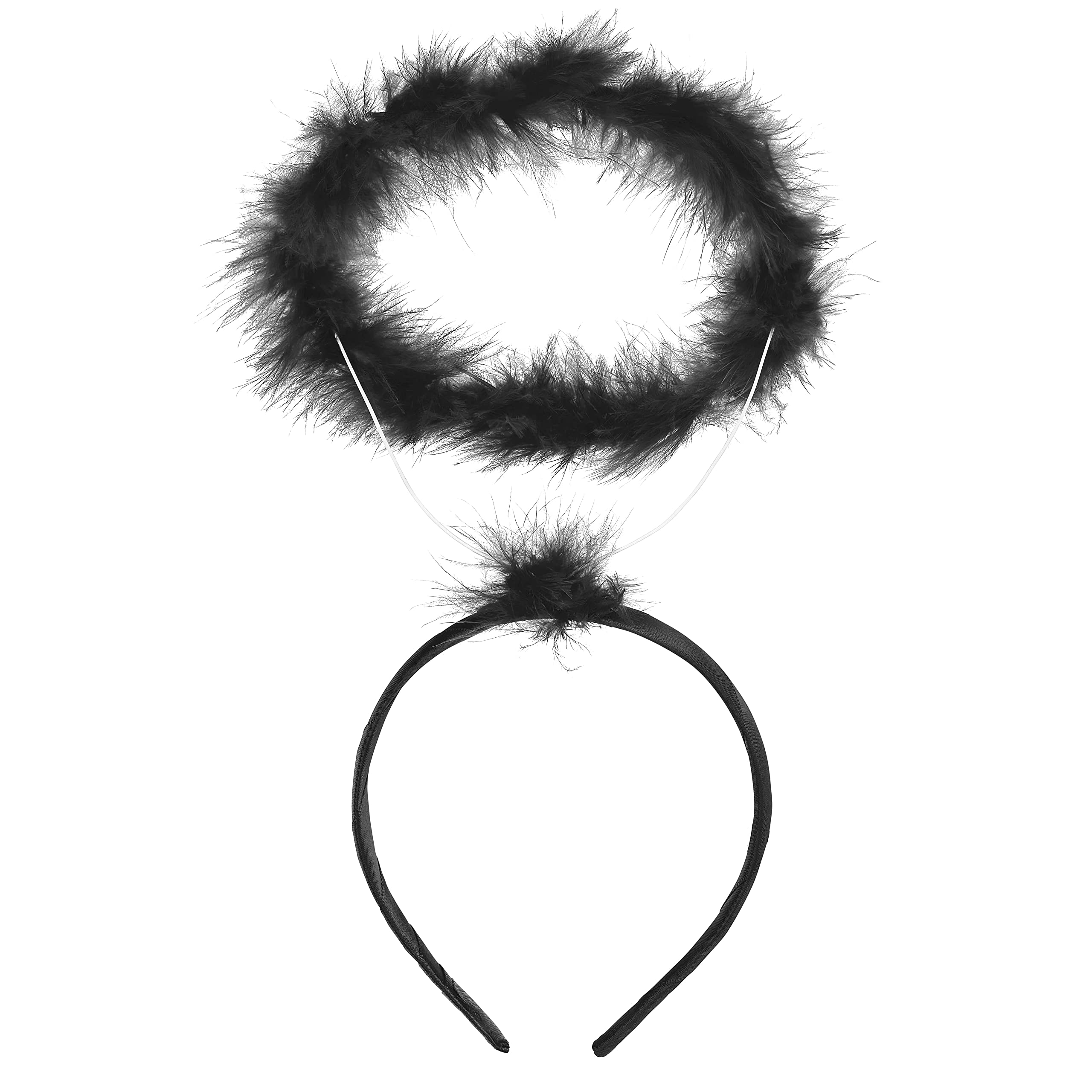 Image secondaire de Balinco serre-tête auréole noire | diable | serre-tête ange | enfant Jésus