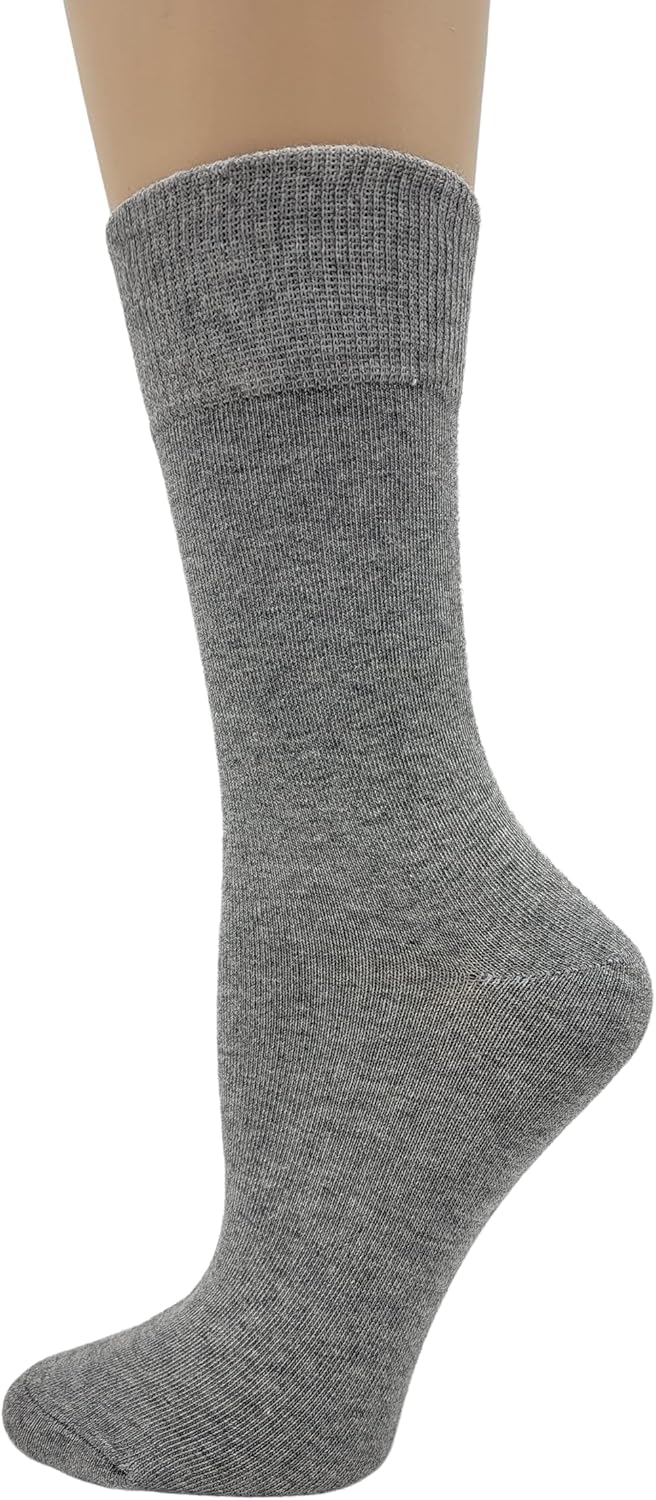 Winterlace Womens Soft Bamboo Rayon Viscose Dress Socks, 6 Pairs Trouser Socks Premium Thin Crew Socks Bulk Pack - Image 9