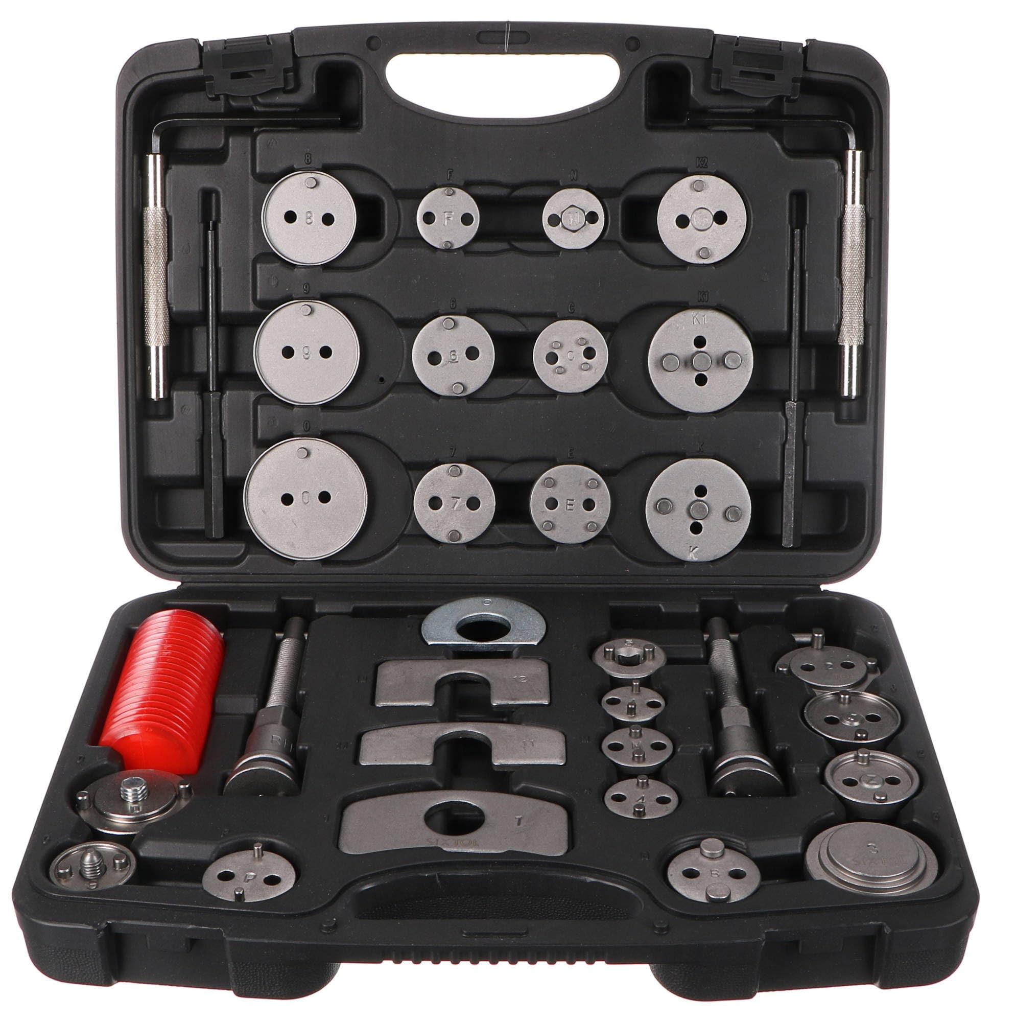 Mechanic Brake Set Black 35 | Set stlačováků brzdových pístů 35pz | Ritorno Pistoni Freno | Valigetta
