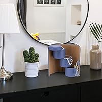 Vista 62 de Vlando Viaggio - Joyero pequeño, caja de almacenamiento para accesorios de viaje A. Gris