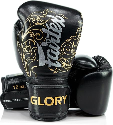 Miniatura 29 de Guantes de entrenamiento Fairtex Glory - Guantes de boxeo y MMA de cuero premium | Hechos a mano en Tailandia - Relleno de espuma absorbente de