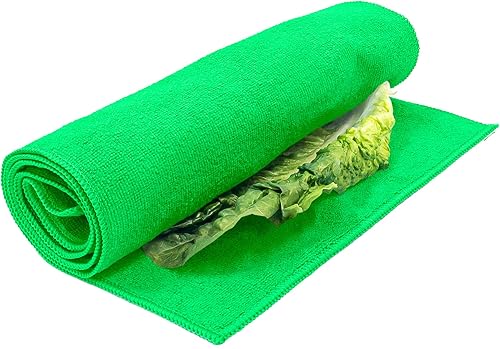 Miniatura 4 de Eurow Toallas de microfibra con envoltura de lechuga, paños de secado de verduras ultra absorbentes, toallas de cocina reutilizables para verduras,