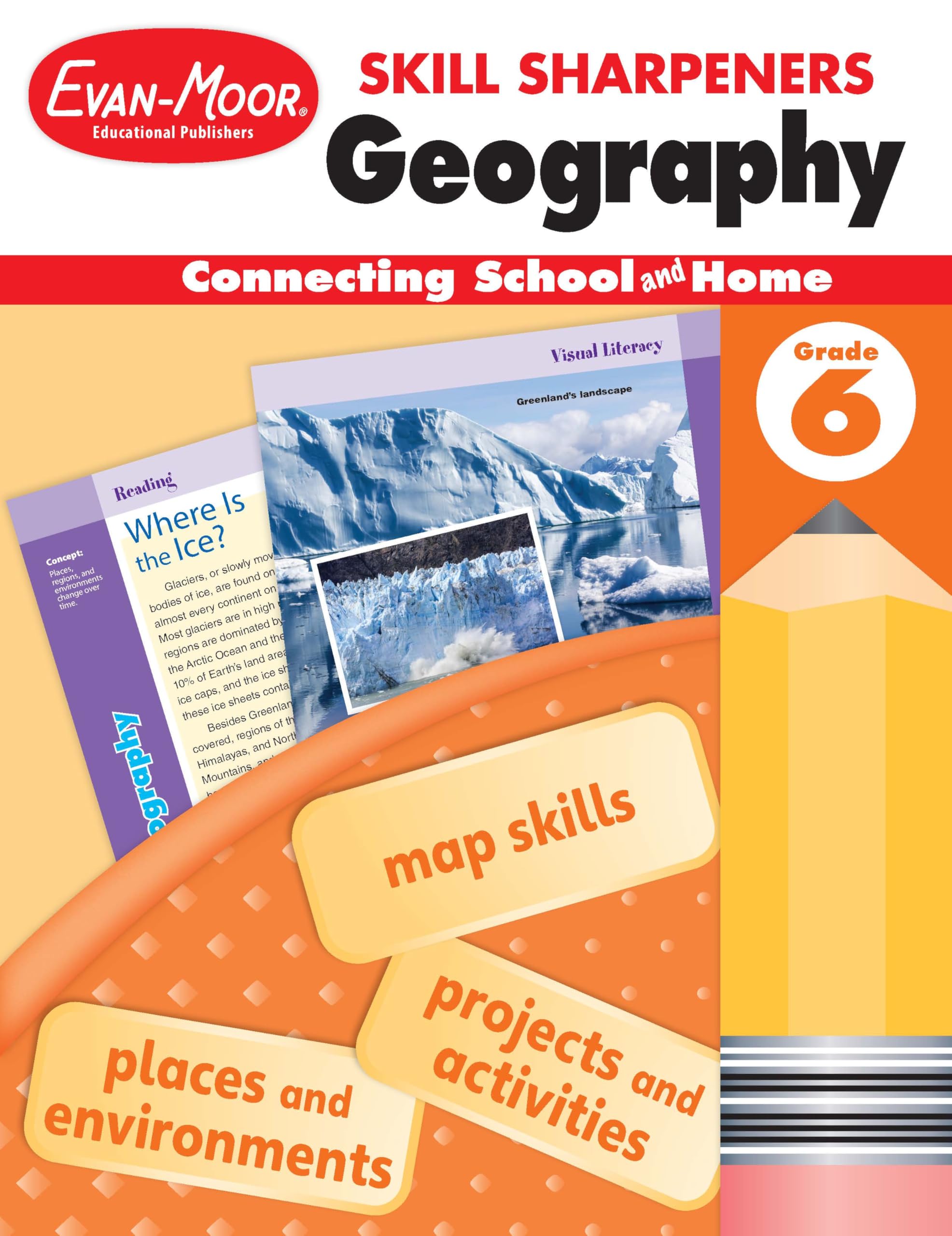 Skill Sharpeners: Geography, Grade 6 Workbook