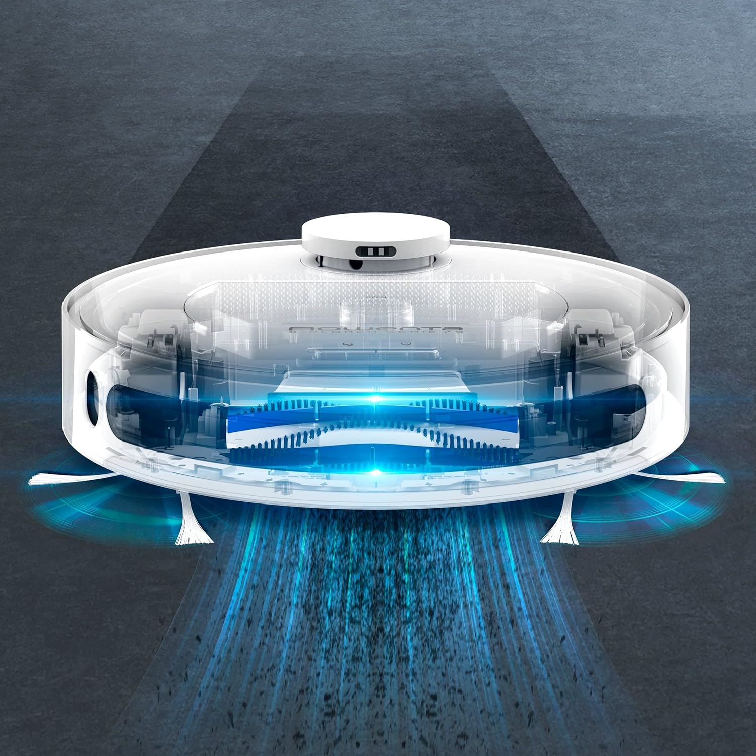 Rowenta Explorer Serie 75 Robot Robot Aspirapolvere Lavapavimenti con Mappatura Precisa e Tecnologia Laser, 2.700Pa, Autonomia 2 Ore, Compatibile con Smartphone e Assistenti Vocali, Total Care RR7647 - Immagine 3