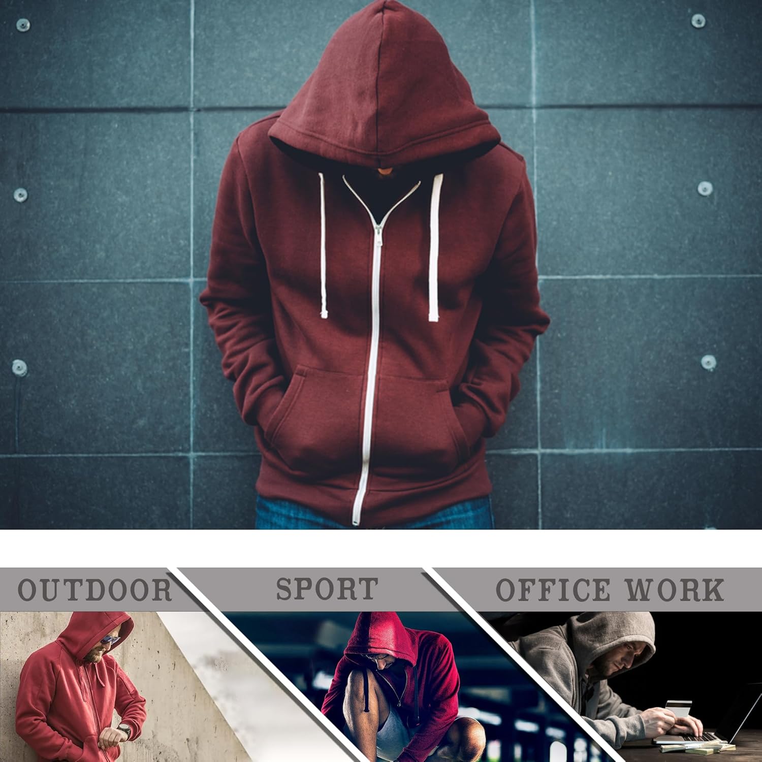 Design Your Own Bowling Hoodie Jacket 3D Zip Up Jacket with Bowling Ball Pattern Graphic On it For Bowler