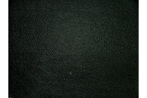 1 Yard Sized Black Baize Felt