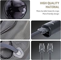 Vista 7 de FIT KING Foot and Leg Massager for Circulation and Relaxation with Hand-held Controller 3 Modes 3 Intensities Helpful for Vericose Veins, Cramps