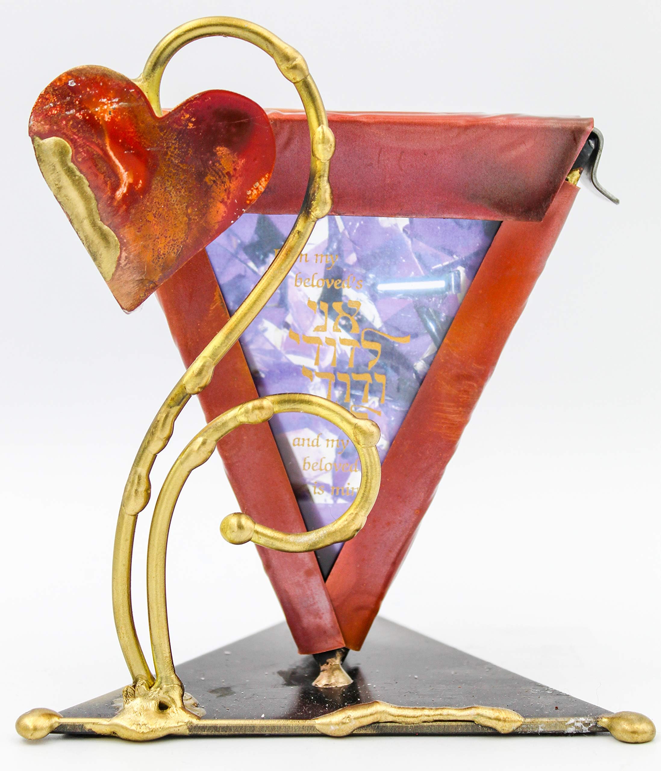 Copper Wedding Glass Keepsake Holder
