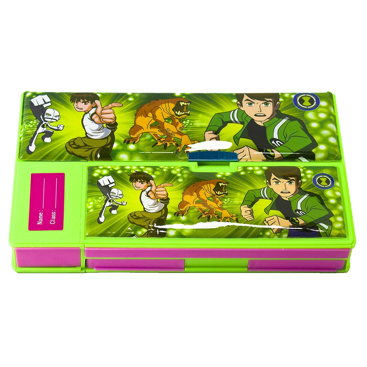 8teen world Free one LED Light with Jumbo Pencil Box Pencil Box in  Princess, Cinderella, Spider Man Avengers Characters (Ban 10)