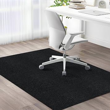 Office Chair Mat for Hard Floors 35.4" x 59" Gaming Chair Mat for Hardwood Floors, Non-Slip Floor Protector for Rolling Chair, Under Desk Mat for Wood/Tile Floor