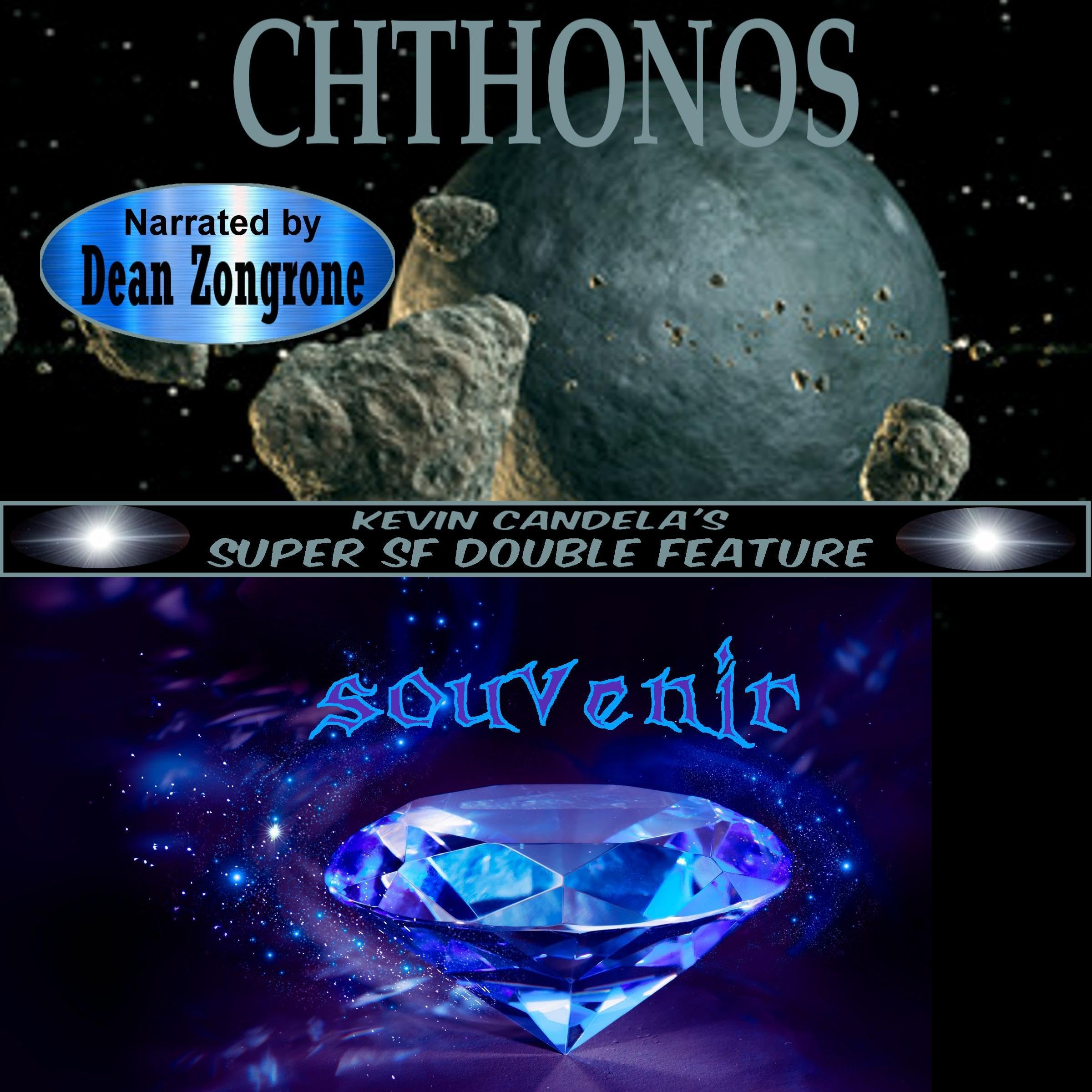 Cover art for Super SF Double Feature: Chthonos and Souvenir (Super SF Double Features, Book 7)